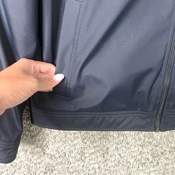 Michael Kors Jacket Men’s Medium Navy Blue Zip Up Track Shell - Picture 3 of 8